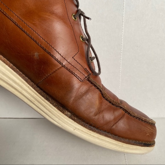 Cole Haan Lunagrand Leather Chukka Boots - Picture 10 of 16